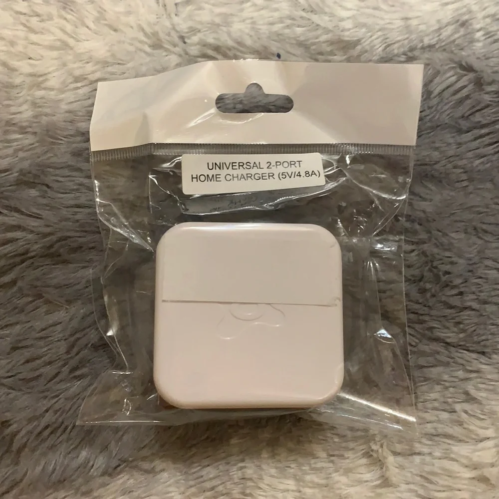 4/$20 with $5.95 shipping mix and match! Universal 2-Port Home Charger